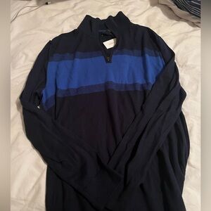 Banana Republic sweater half zip mens